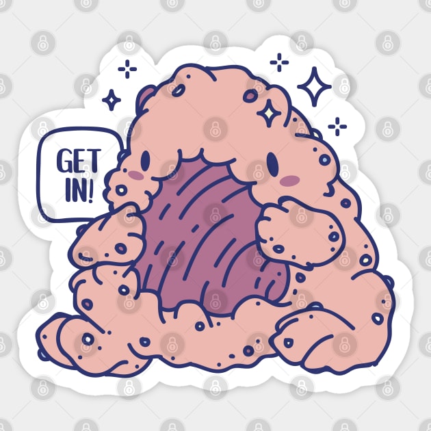 Burrow monster Sticker by SPIRIMAL